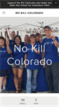 Mobile Screenshot of nokillcolorado.org